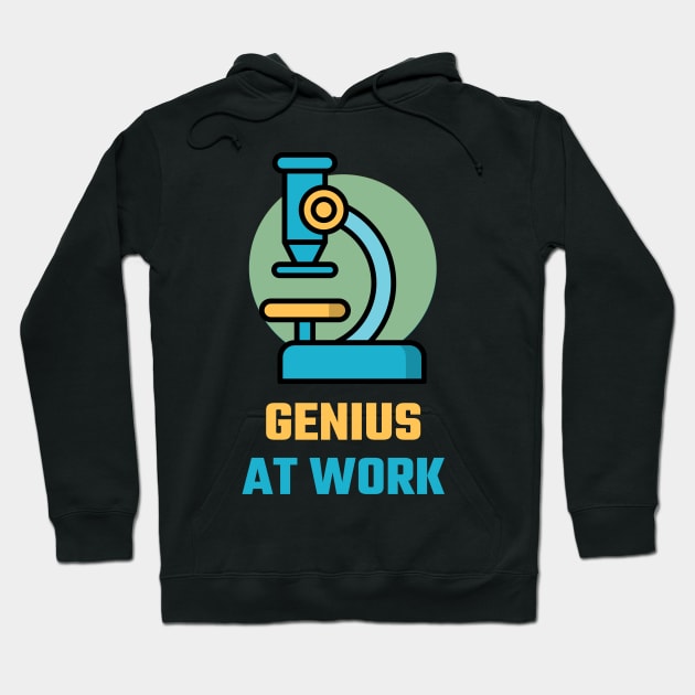 Genius at Work Hoodie by Birding_by_Design